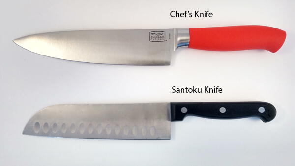 chef vs santoku blade comparison